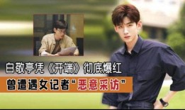 白敬亭采访爆料视频,幕后故事与心路历程